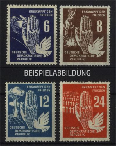 DDR, MiNr. 276-279 postfrisch - Erkämpft den Frieden 1950