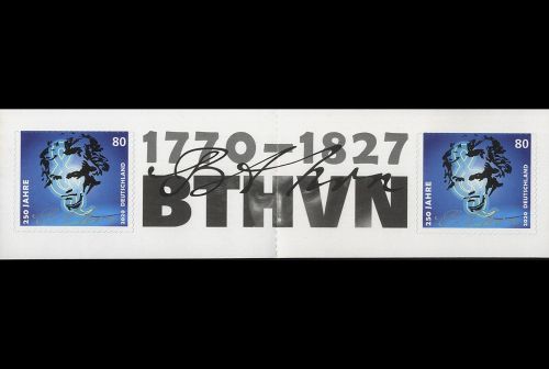 Bund Herzstück aus MH 116 - MiNr. 3520 Zwischenstegpaar - Beethoven