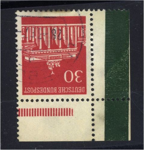 Bund Nr. 508 Pk FN 0A Formnummer aus MHB 12 gestempelt Ecke Eckrand