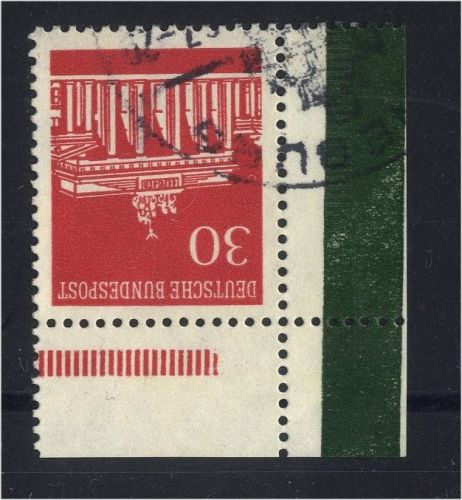 Bund Nr. 508 Pk FN 0A Formnummer aus MHB 12 gestempelt Ecke Eckrand