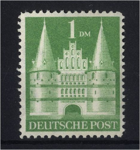 Bizone, Bauten MiNr. 97 aI YD L11:11 1/2 postfrisch