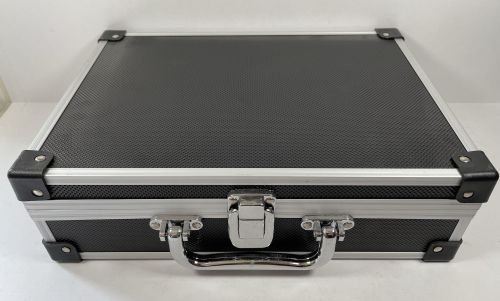 Alu-Münzkoffer schwarz - LEER - passend für Leuchtturm Cargo S6 Einlagen