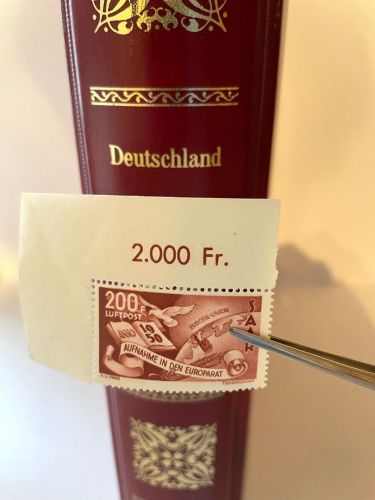 Saarland 1947-1959 Sammlung postfrisch komplett ohne Blocks im Borek Album