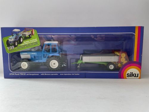 SIKU 3754 - Ford TW 35 mit Dungstreuer - Farmer Serie 1:32 OVP - SEHR SELTEN!