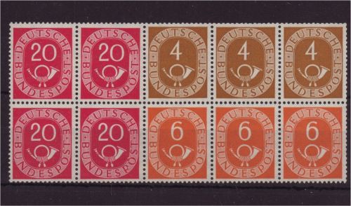 Bund, Posthorn Heftchenblatt H-Bl. 2 postfrisch