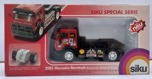 SIKU 2582 - Mercedes SK Renntruck mit Aufziehmotor - 1:55 OVP - SIKU SUPER SERIE