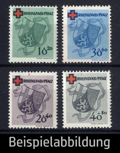 Französische Zone, Rheinland Pfalz Nr. 42-45 A postfrisch
