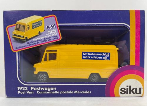 SIKU 1922 - Mercedes 809 Postwagen - Kabelanschluss - 1:55 OVP - wie 2013!