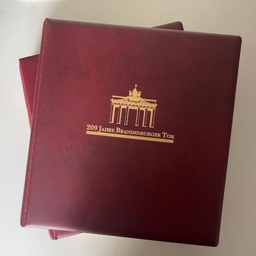 200 JAHRE Brandenburger Tor FDC Motivsammlung - in Lindner Ringbindern