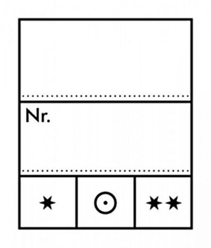 1000 Preis-Etiketten 18 x 22 mm - Preisetiketten