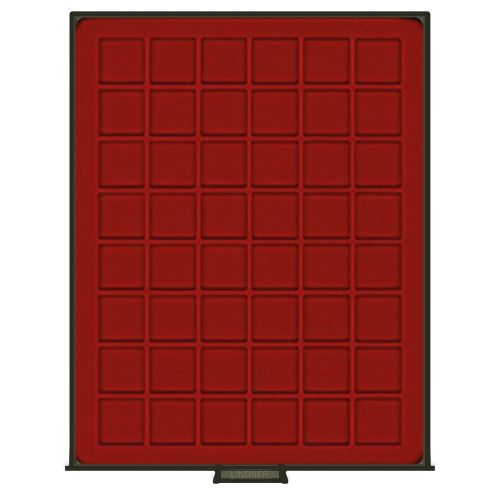 Lindner Rauchglas Standard quadratische Vertiefungen - gebraucht ==> Aussuchen!