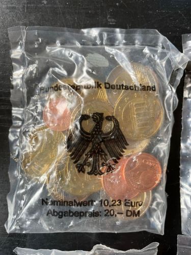 Offizielles Euro Starterkit BRD 2002 original Prägestätten A D F G J Aussuchen!