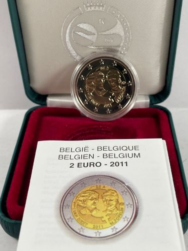 Belgien 2 Euro 2011 - 100. Internationaler Frauentag - PP Proof