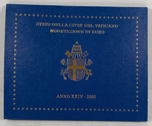 Vatikan Euro KMS 2002 Kursmünzensatz - Papst Johannes Paul II