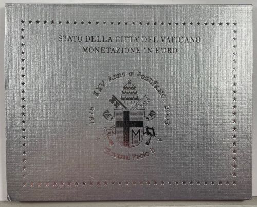 Vatikan Euro KMS 2003 Kursmünzensatz - Papst Johannes Paul II
