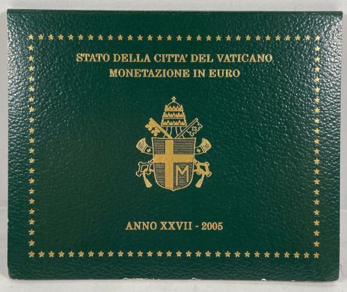Vatikan Euro KMS 2005 Kursmünzensatz - Papst Benedikt XVI