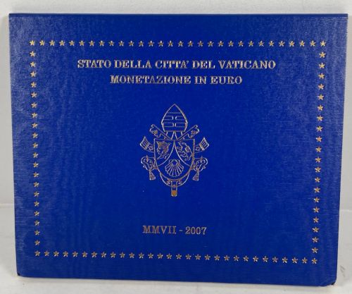 Vatikan Euro KMS 2007 Kursmünzensatz - Papst Benedikt XVI