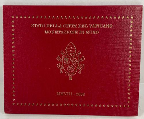 Vatikan Euro KMS 2008 Kursmünzensatz - Papst Benedikt XVI