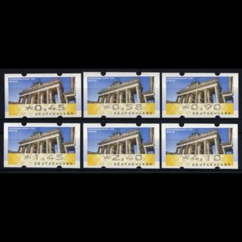 Bund ATM 6 TS 3 - Automatenmarken Brandenburger Tor 2013 postfrisch