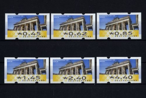 Bund ATM 6 TS 5 - Automatenmarken Brandenburger Tor 2015 postfrisch