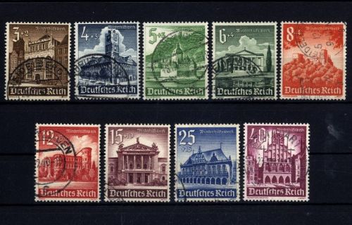 Deutsches Reich, Michel Nr. 751-759 gestempelt - Winterhilfswerk 1940