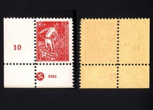 SBZ, Mecklenburg Michel Nr. 25 a DZ 0562 postfrisch - Druckerzeichen Eckrand