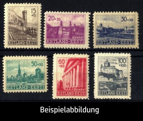 Deutsche Besetzung 2. Weltkrieg - Estland, MiNr. 4-9 postfrisch - Wiederaufbau