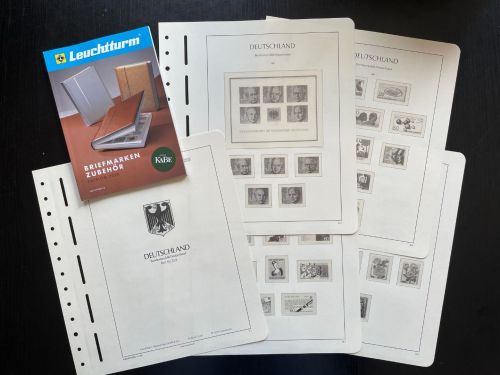 Leuchtturm SF Vordrucke BRD Bund Deutschland 1975-1979 gebraucht