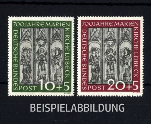 Bund, Michel Nr. 139-140 postfrisch - Marienkirche Lübeck