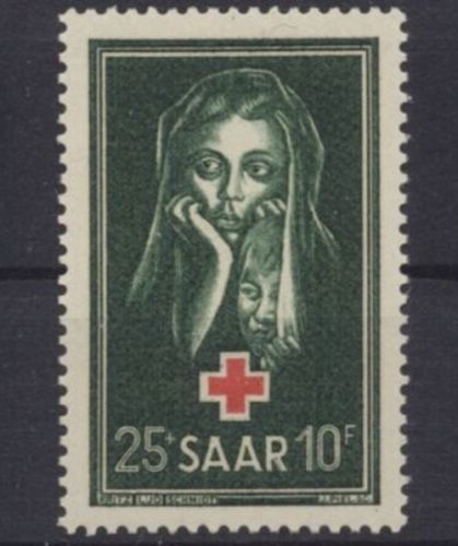 Saarland, Michel Nr. 304 postfrisch - Rotes Kreuz 1951