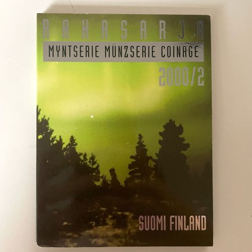 FINNLAND Suomi Kursmünzensatz KMS 2000/2 im original Folder (16,6 Fmk)