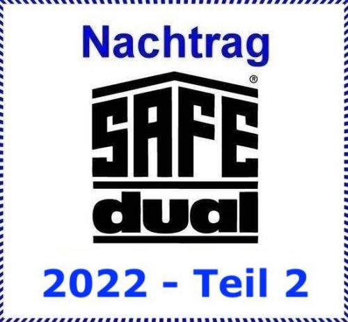 SAFE dual Nachtrag Briefmarken Deutschland 2022 - Teil 2