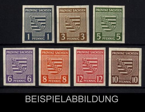 SBZ - Sachsen - Michel Nr. 66-71 X, 72 X postfrisch