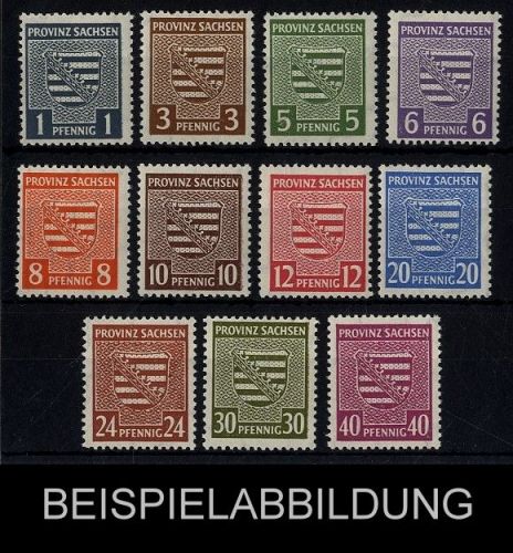 SBZ Sachsen, Michel Nr. 73-84 X (ohne Nr. 80) postfrisch