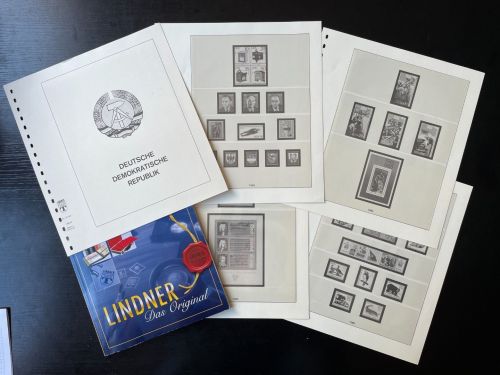 LINDNER Vordrucke DDR T121 - 1980-1984 - gebraucht