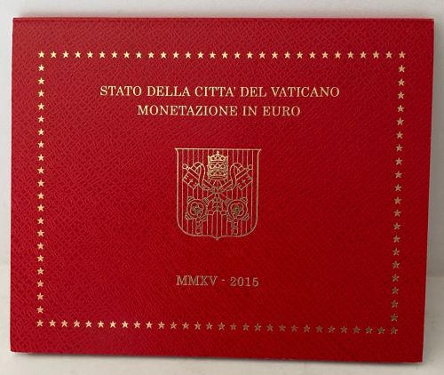 Vatikan Euro KMS 2015 Kursmünzensatz - Papst Franziskus - Blister