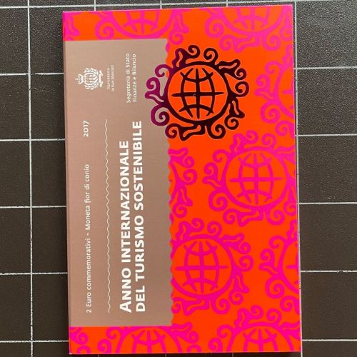 San Marino 2 Euro 2017 - Tourismus - Original im Blister OVP