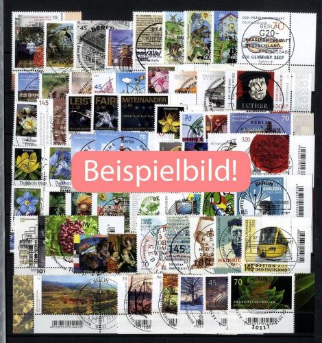 BUND Jahrgang - gestempelt ESST Berlin - ECKRAND - 2017 - mit Blocks