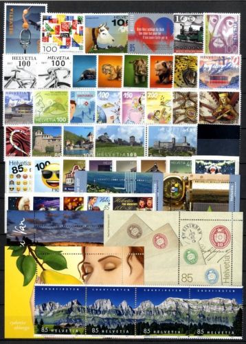 Schweiz Briefmarken Jahrgang 2017 postfrisch komplett