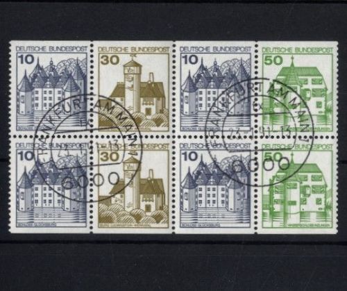Bund Heftchenblatt 27 II Letterset gestempelt Vollstempel FRANKFURT