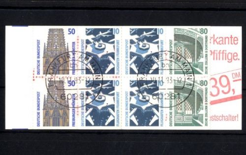 Bund, Markenheftchen MH 29 a gestempelt Ersttag Frankfurt 10.11.1993