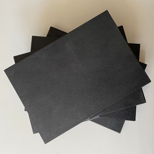 KABE Münzboxen Exquisit mit eckigen Vertiefungen - Blau - verschiedene Größen!