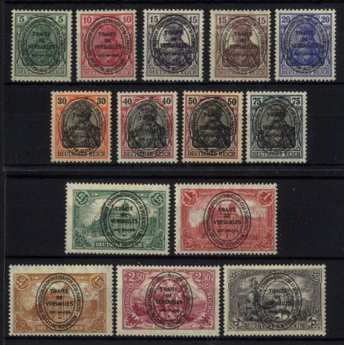 Abstimmungsgebiet Allenstein MiNr. 15-28 postfrisch komplett