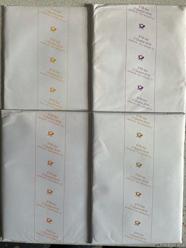 BRD / BUND ETB Erstagsbätter Sammlung Jahrgang 2018 komplett