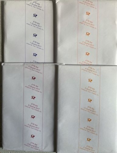 BRD / BUND ETB Erstagsbätter Sammlung Jahrgang 2017 komplett