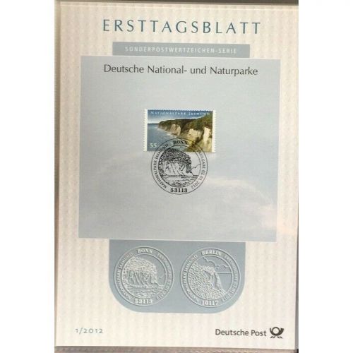 BRD / BUND ETB Erstagsbätter Sammlung Jahrgang 2012 komplett