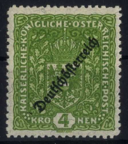 Österreich 1919 - Nr. 245 II B gez. L 11½ postfrisch Aufdruck Deutschösterreich