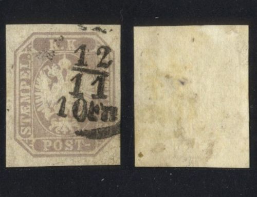 Österreich 1863 - MiNr. 29 gestempelt - Zeitungsmarke Doppeladler
