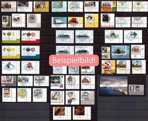 BUND / BRD Jahrgang 2010 Eckrand Ecke gestempelt ESST BERLIN komplett