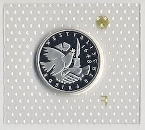 10 DM - Westfälischer Friede 1648 - 1998 PP - Prägestätte F